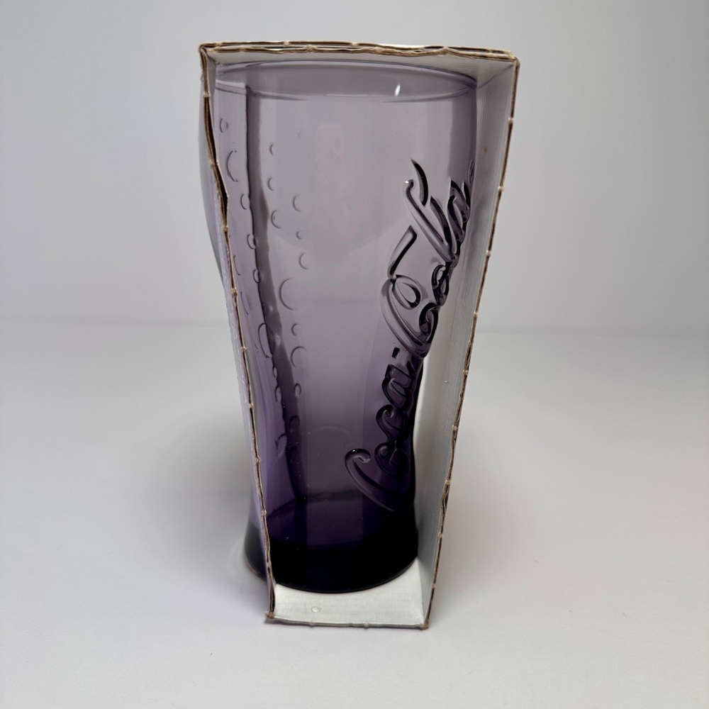 Coca-Cola Purple Glass 2019 | McDonald’s Limited Edition | In Box - Picture 3 of 5